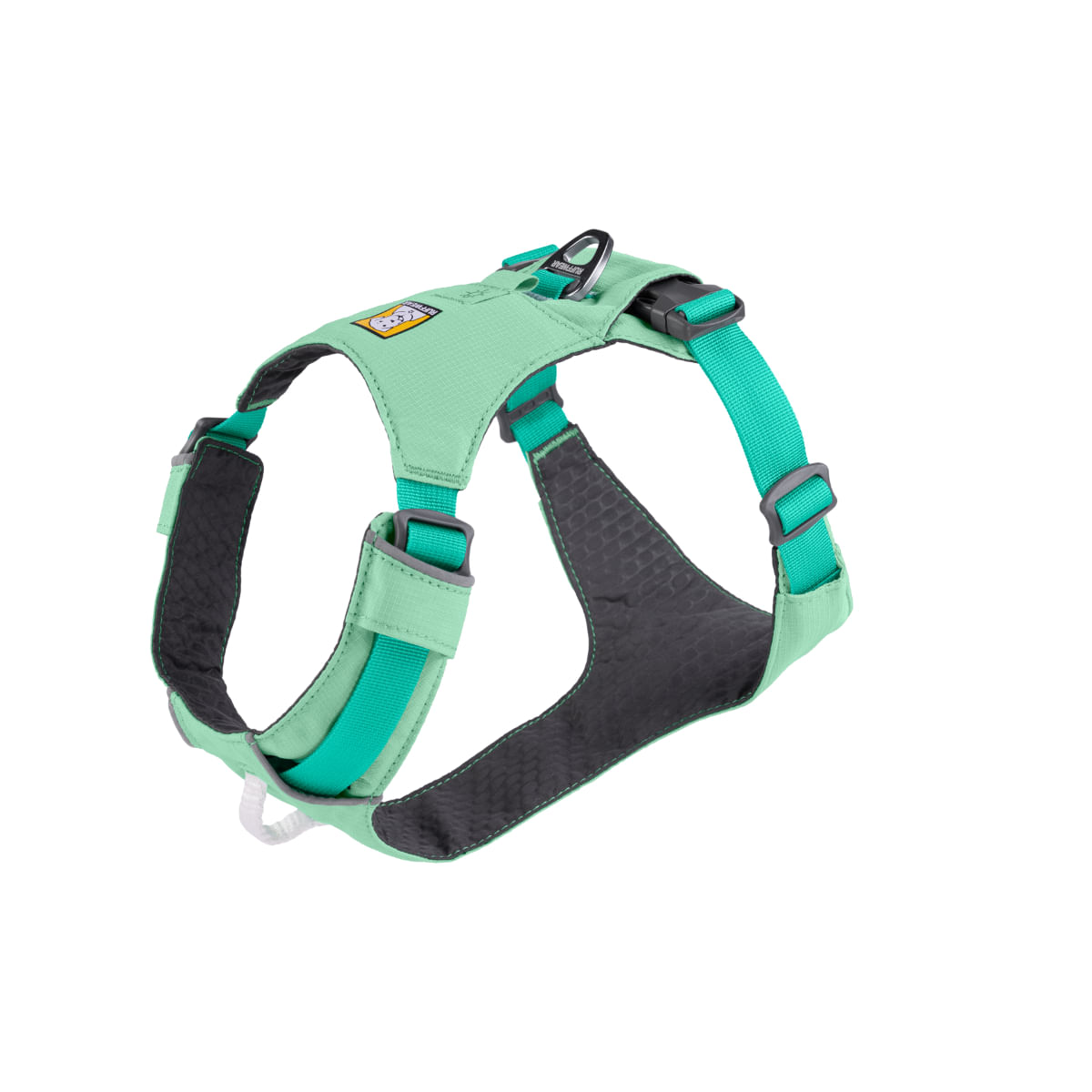 RUFFWEAR Hi &amp; Light, ham prindere dublă(piept&amp;spate) câini, ajustabil, reflectorizant RUFFWEAR Hi &amp; Light Sage Green, ham prindere dublă(piept&amp;spate) câini, ajustabil, reflectorizant, verde, XS(23-33cm)